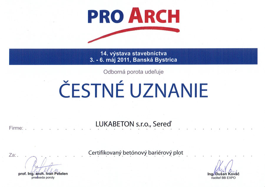 Certifikát 52